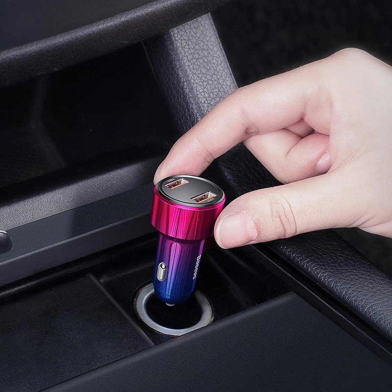 شارژر فندکی باسئوس مدل HIGH GLOSS