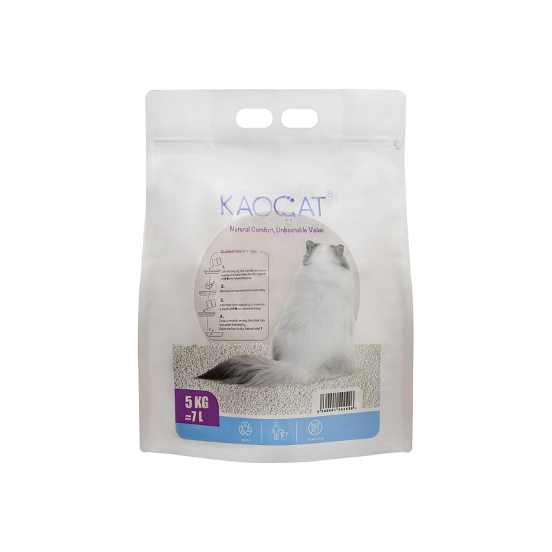 خاک بستر گربه کائوکت مدل Unscented وزن 5 کیلوگرم