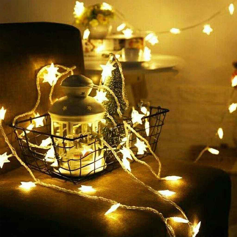 ریسه ال ای دی طرح ستاره طول 4 متر
