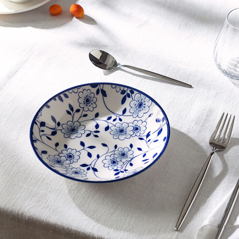 بشقاب خورش خوری مادام کوکو مدل Reve Bleu Jardin 20