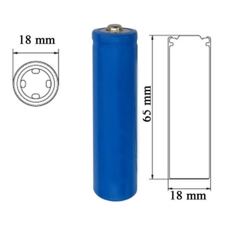 باتری لیتیوم یون قابل شارژ مدل 18650 ظرفیت 1200 میلی آمپر ساعت