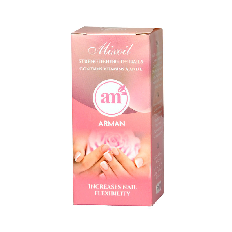 روغن تقویت کننده ناخن آرمان مدل Natural حجم 15 میلی لیتر