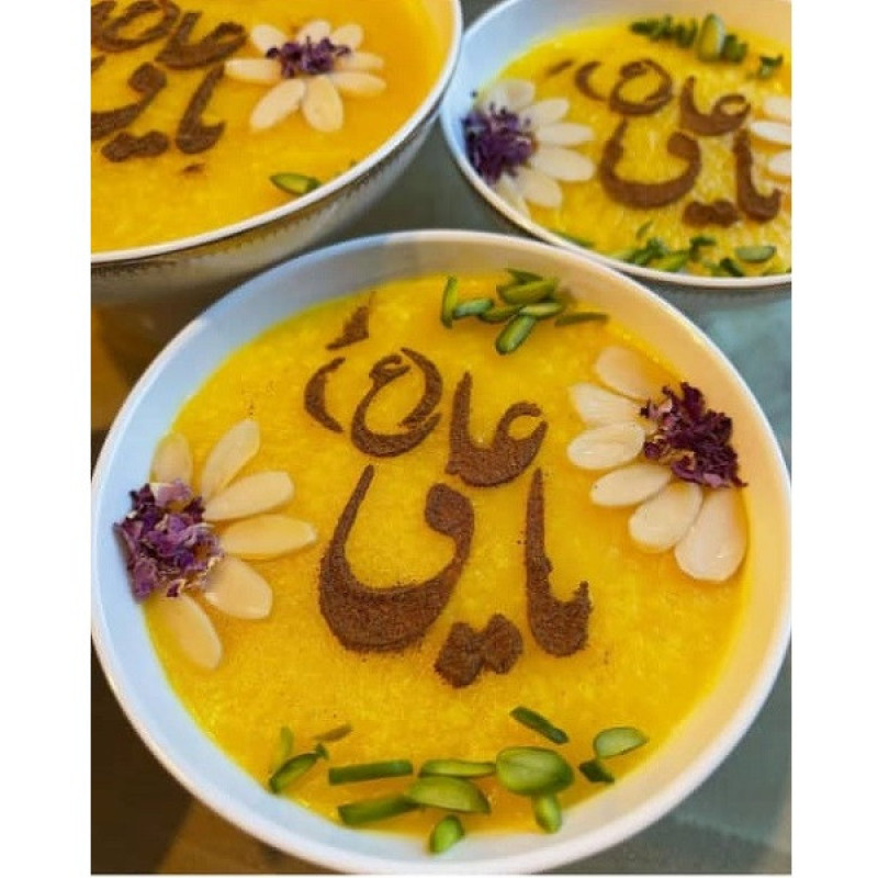 شابلون تزیین به گز مدل اسامی امامان معصوم مجموعه 6 عددی