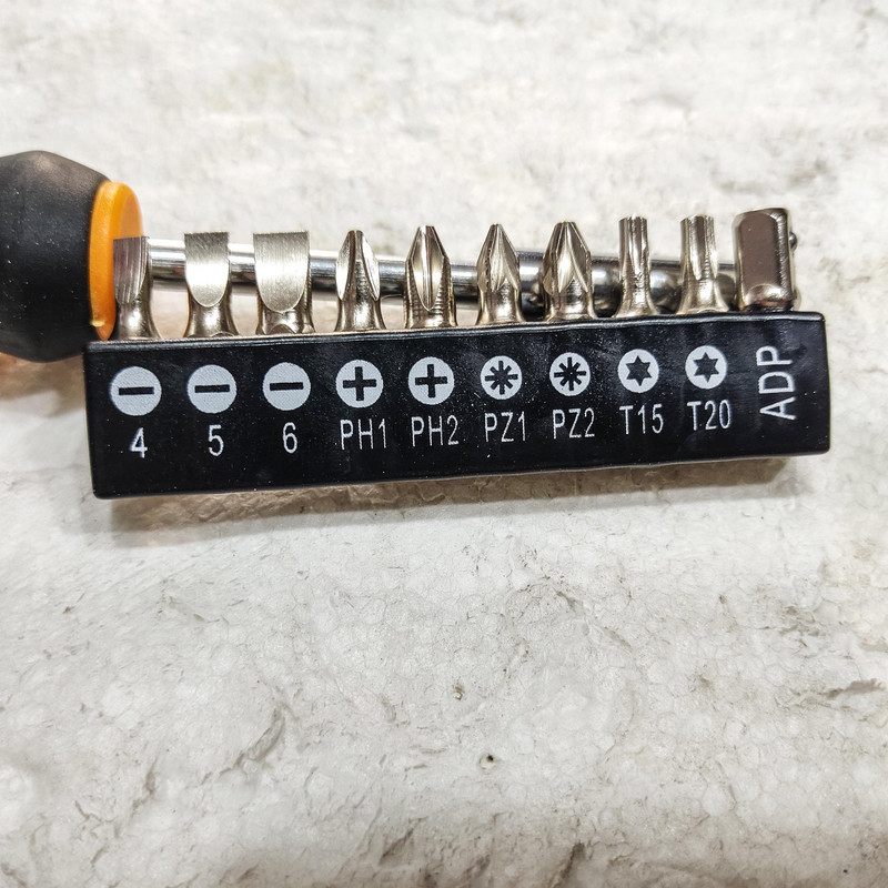 پیچ گوشتی بکسی و سری پیچ گوشتی دینگشی مدل TF - 1205 بسته 11 عددی