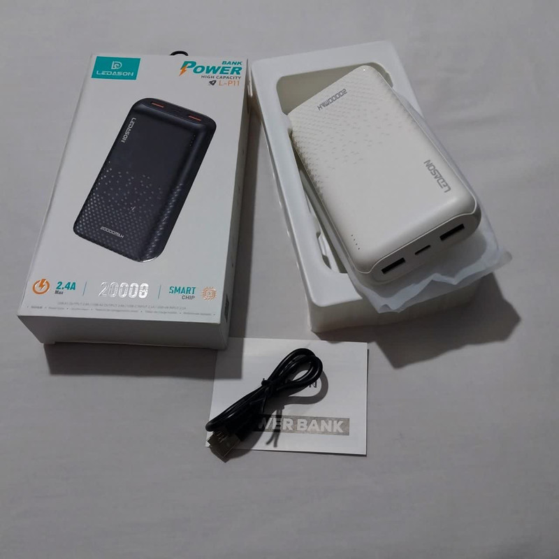 پاوربانک مدل L-P11 ظرفیت 20000 میلی آمپر ساعت