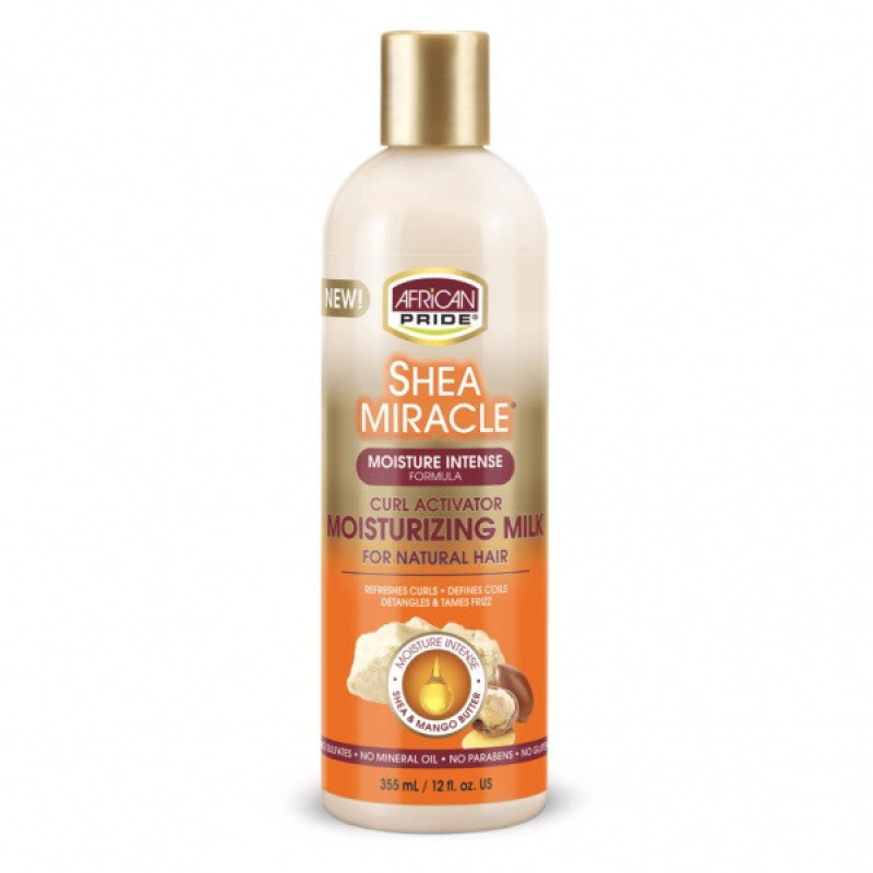 کرم مو آفریکن پراید مدل SHEA MIRACLE حجم 355 میلی لیتر