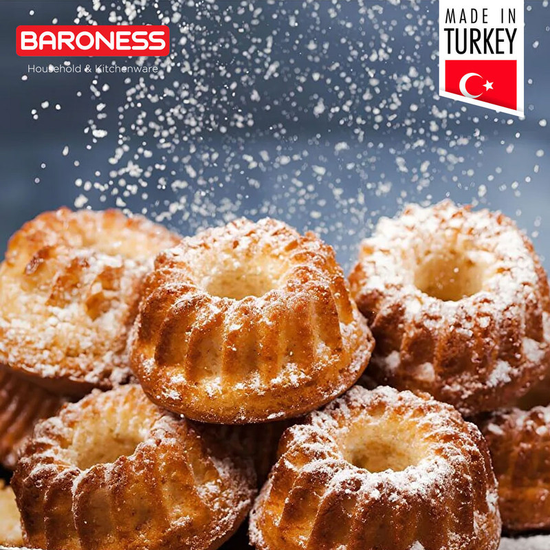 قالب کیک بارونِس مدل Pumpkin مجموعه 6 عددی