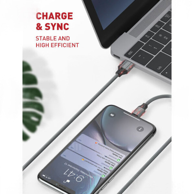 کابل تبدیل USB به USB-C الدینیو مدل LS441 01pl طول 1 متر