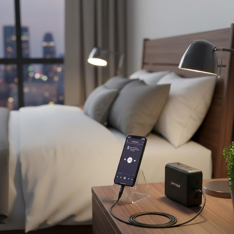 کابل AUX پرودو مدل AU12AUC طول 1 متر