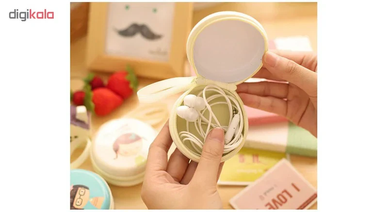 کیف هندزفری مدل LA02 طرح Little Amelie