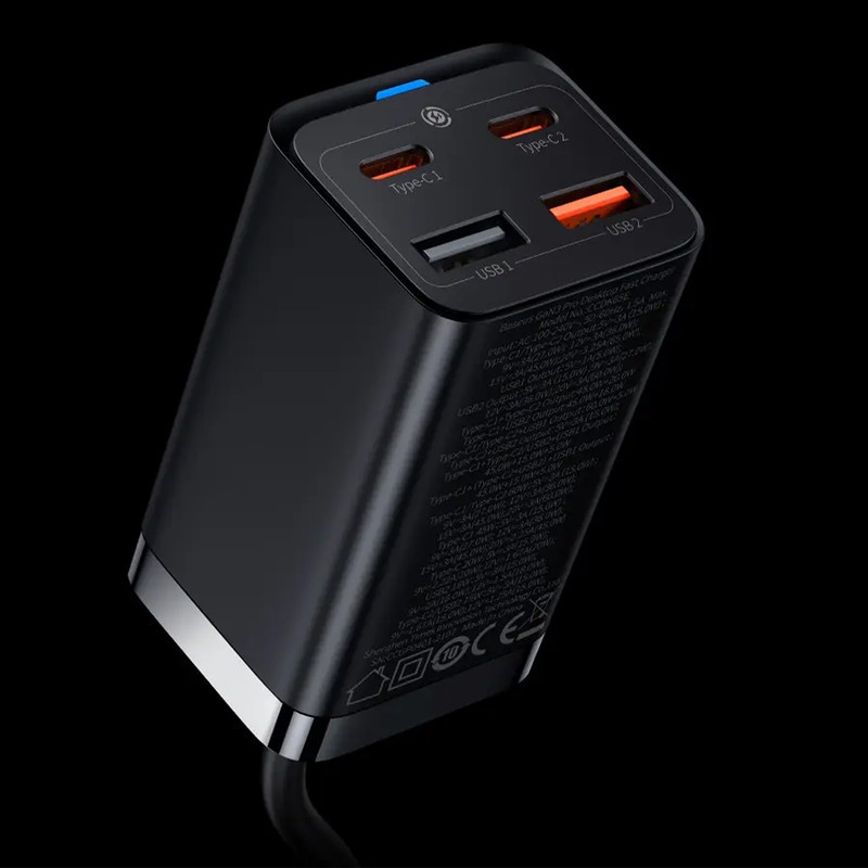 شارژر رومیزی باسئوس مدل Desktop Fast 65W به همراه کابل USB-C