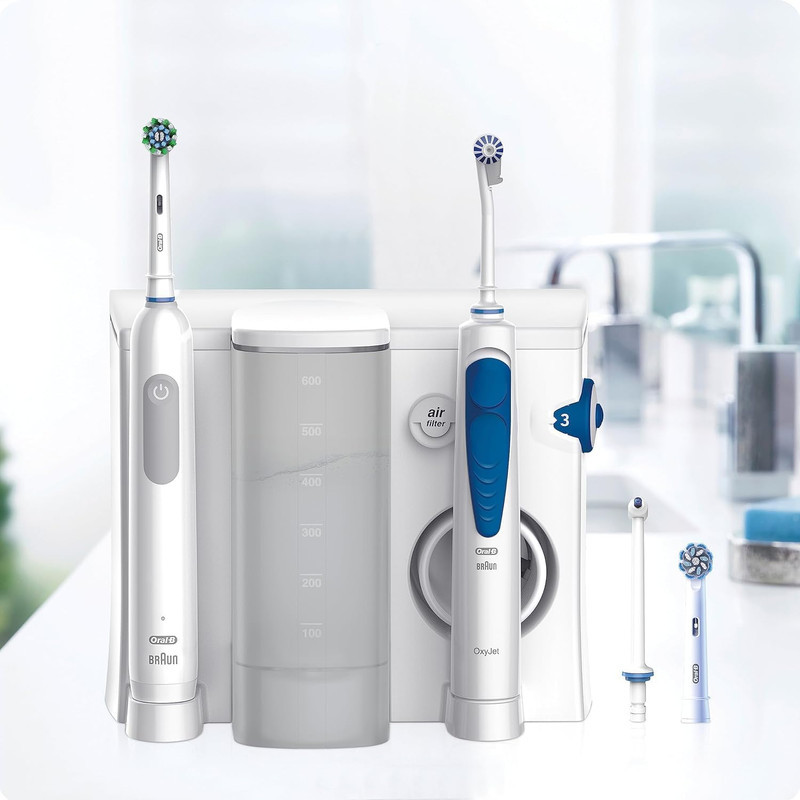 مسواک برقی اورال-بی مدل ORAL HEALTH CENTER PRO SERIES 1 به همراه 2 سری یدک