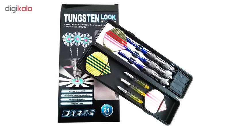 دارت یدک مدل TUNGSTEN بسته 3 عددی