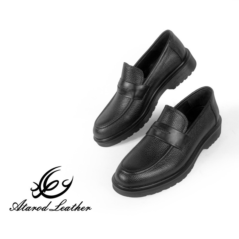 کفش مردانه چرم عطارد مدل  چرم طبیعی کد SH190