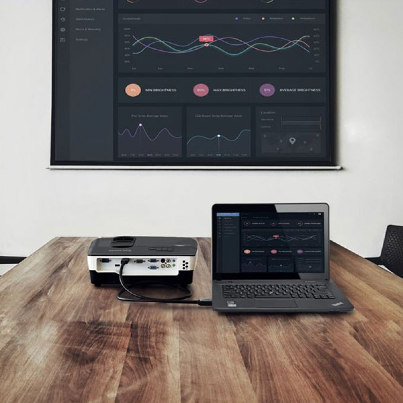 کابل 2.0 HDMI کی نت پلاس مدل HC153 طول 5 متر