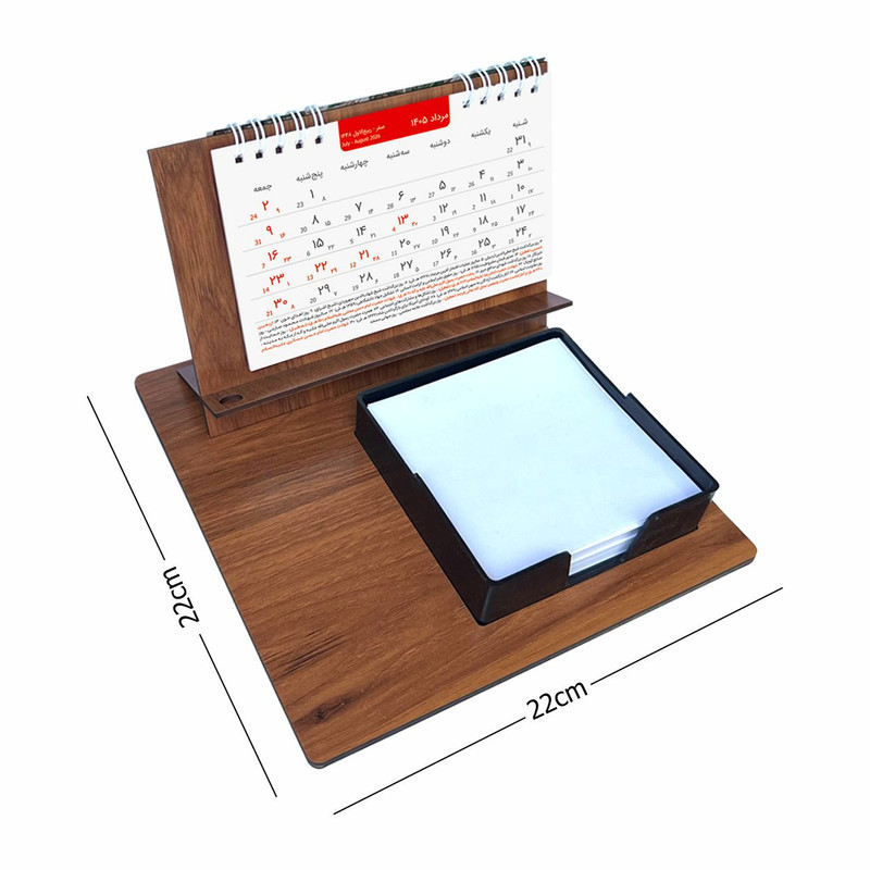 تقویم رومیزی  سال 1405 مدل یادداشت دار کد C002