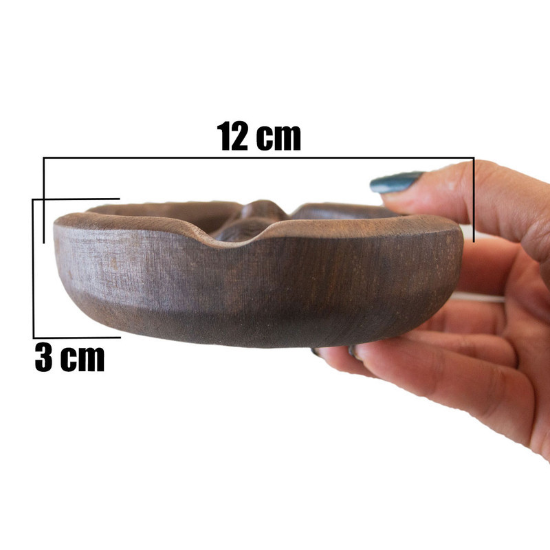 زیر سیگاری چوبی طرح چهره مدل آذر