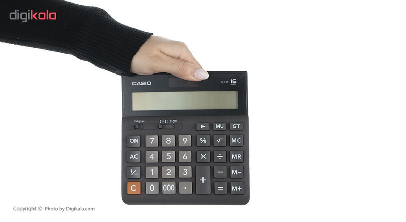 ماشین حساب کاسیو مدل DH-16-BK