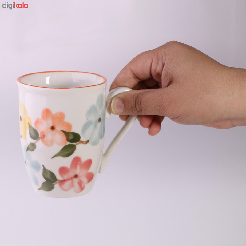 ماگ مدل بهار گل ها بسته 2 عددی