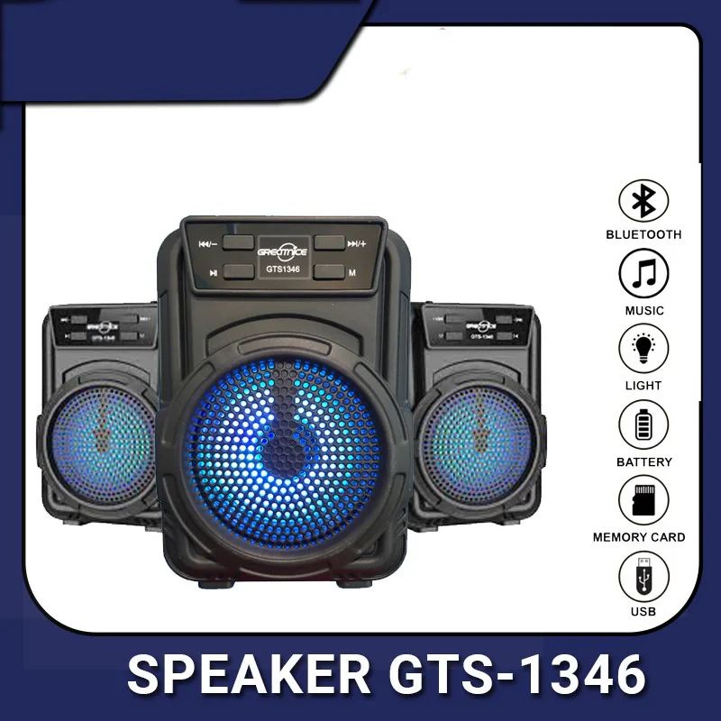 اسپیکر بلوتوثی قابل حمل ای ال وی مدل GTS-1346