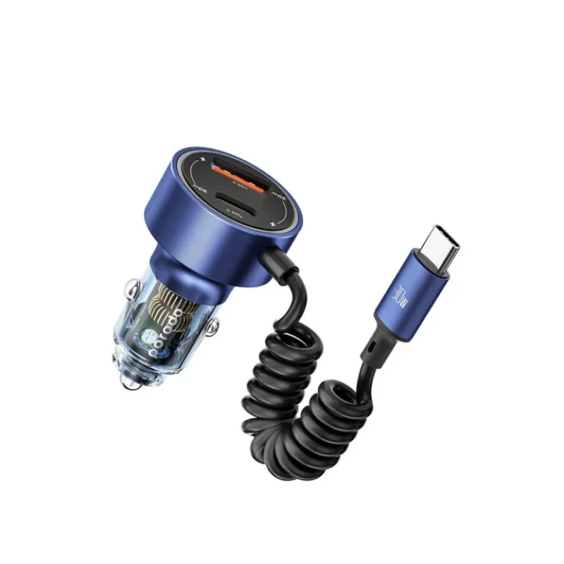 شارژر فندکی 60 وات 2 پورت پرودو مدل PD-60CXC