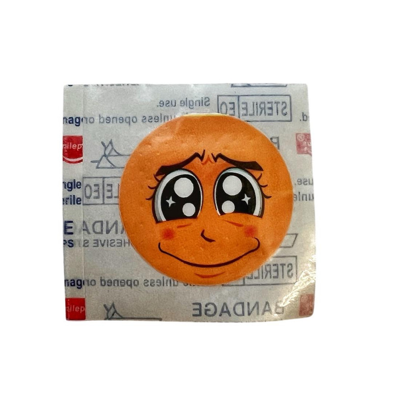 چسب زخم اسمایل پلاس مدل گرد کودک کد 3525 بسته 20 عددی