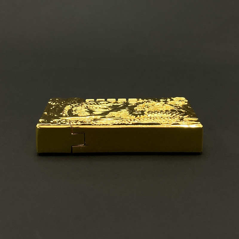فندک گازی مدل چرخ بغل طرح اژدها کد DKD-1981