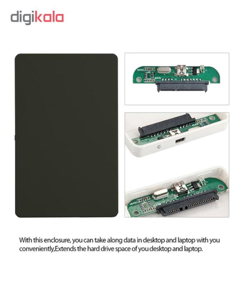 باکس تبدیل SATA به USB 2.0 هارددیسک 2.5 اینچی مدل WIPRO-2TB