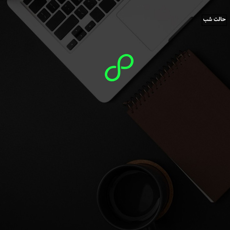 استیکر مدل شبنما طرح بی نهایت بسته دو عددی
