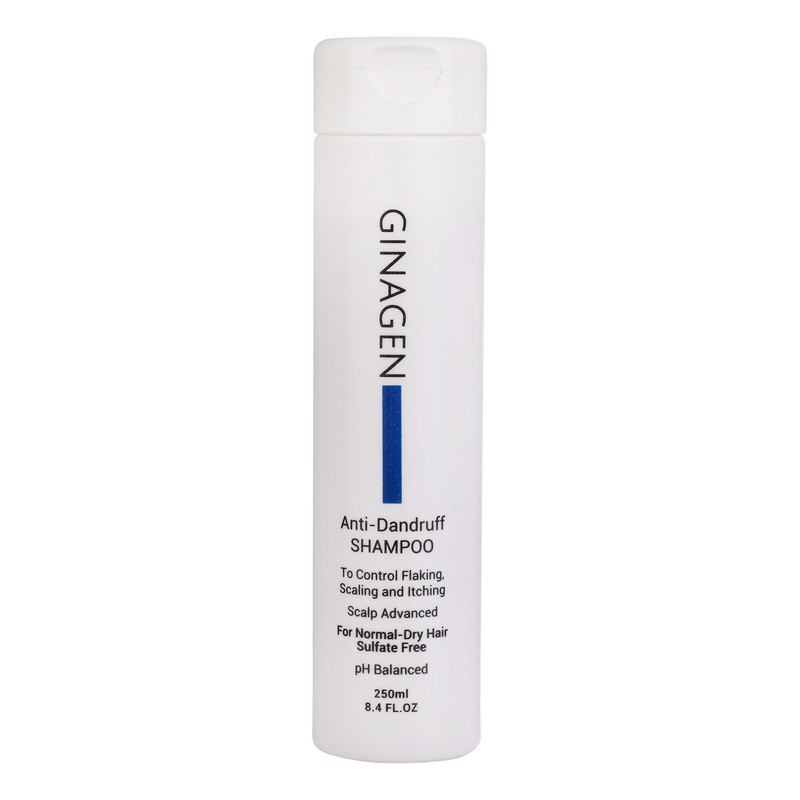 شامپو فری سولفات ضد شوره مو ژیناژن مدل Scalp Advanced مناسب موهای خشک  حجم 250 میلی لیتر