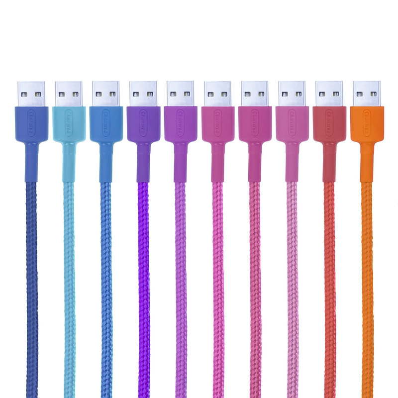 کابل تبدیل USB به microUSB شی کاریزما مدل مهرنام طول 1.2 متر