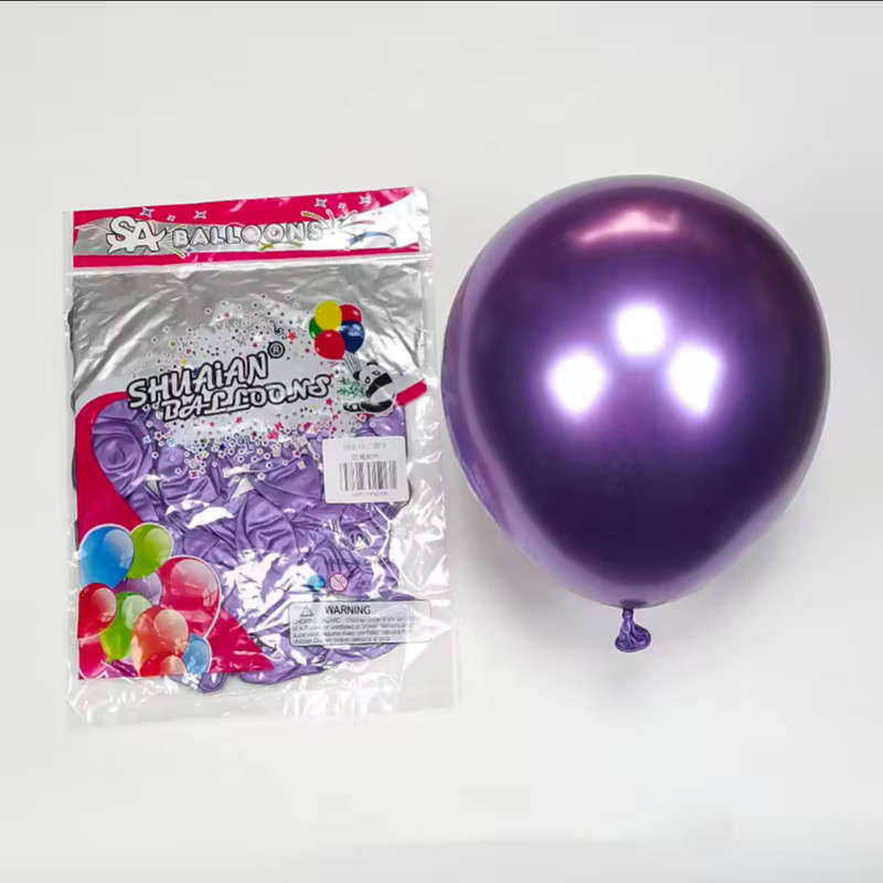 بادکنک کروم مدل CH01 بسته 25 عددی