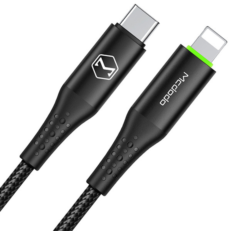 کابل تبدیل USB-C به لایتنینگ مک دودو مدل Auto Power Off CA-7360-M01 طول 1.2 متر