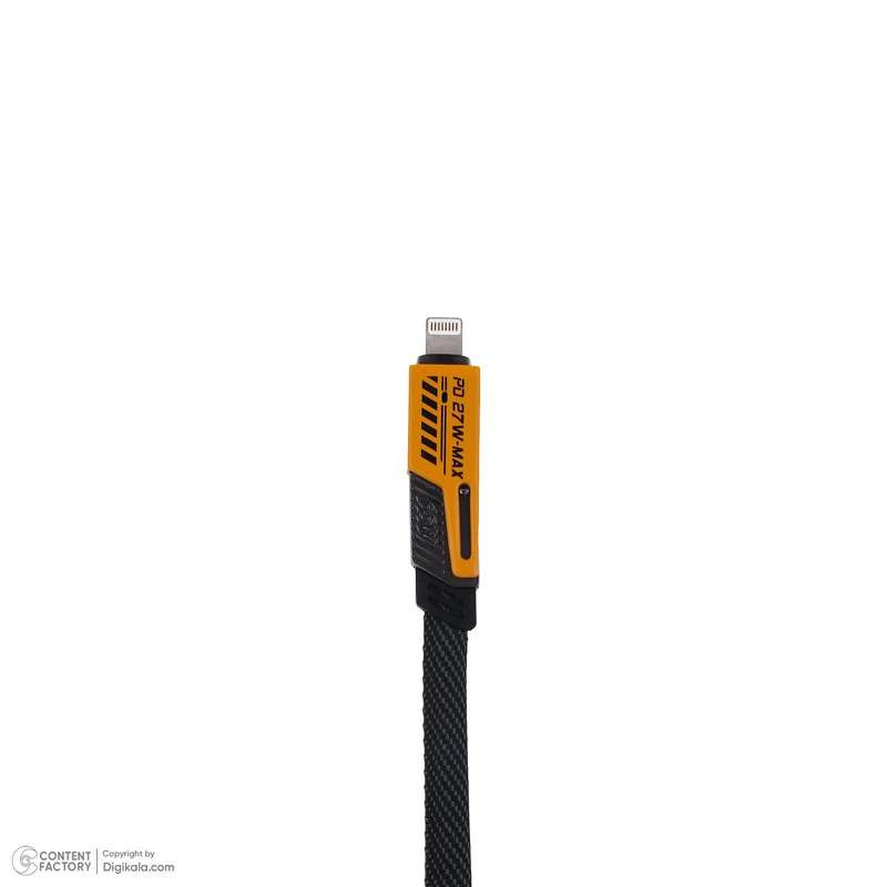 کابل تبدیل USB-C  USB به USB-C  لایتنینگ مدل L-207 طول 1.05 متر