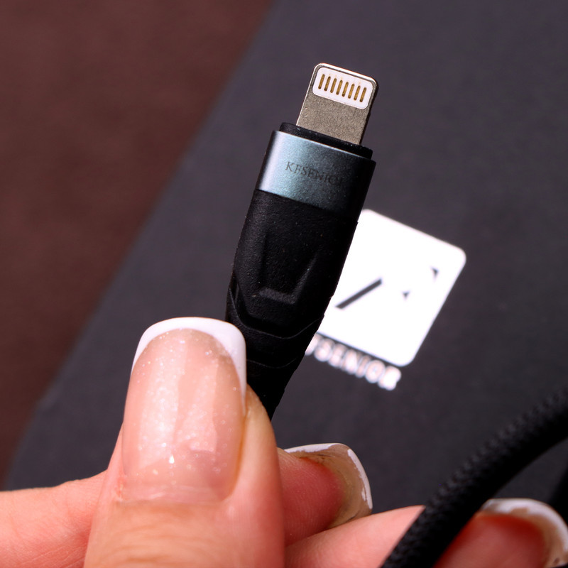 کابل تبدیل USB به لایتنینگ کی اف سنیور مدل S8ـ_IP طول 1.2 متر