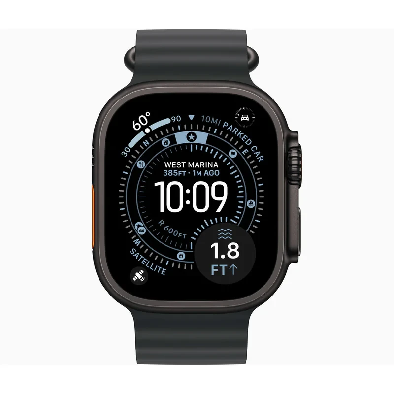ساعت هوشمند 49 میلی متری اپل مدل Ultra 3 Black Titanium Case با بند Alpine