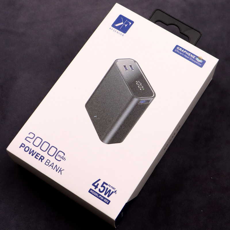پاوربانک کی اف سنیور مدل PW-501 ظرفیت 20000 میلی آمپرساعت