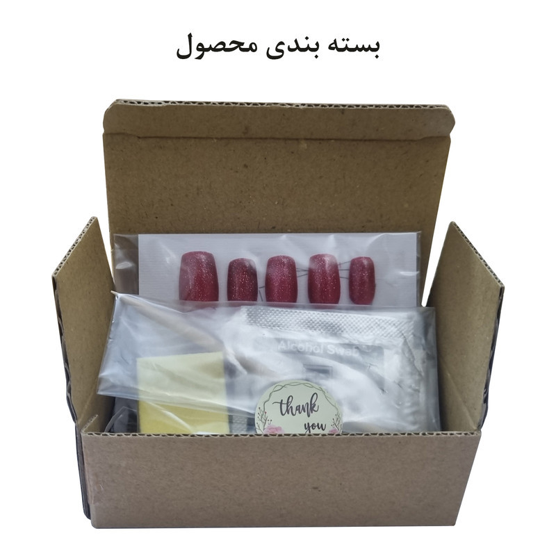 ناخن مصنوعی مدل نوجوان ساده کد 27 بسته 10 عددی