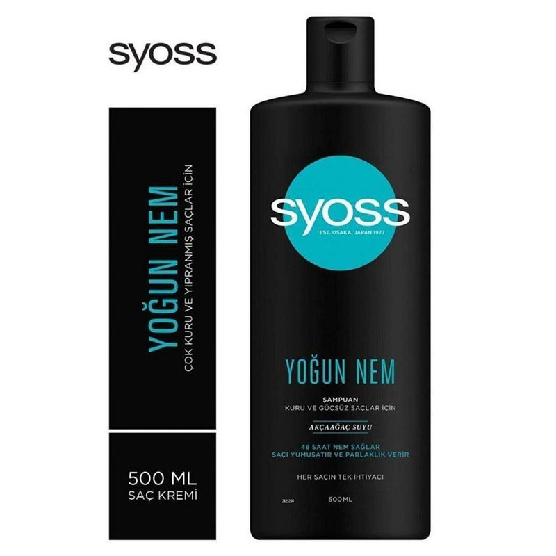 شامپو مو سایوس مدل Yogun Nem حجم 500 میلی لیتر