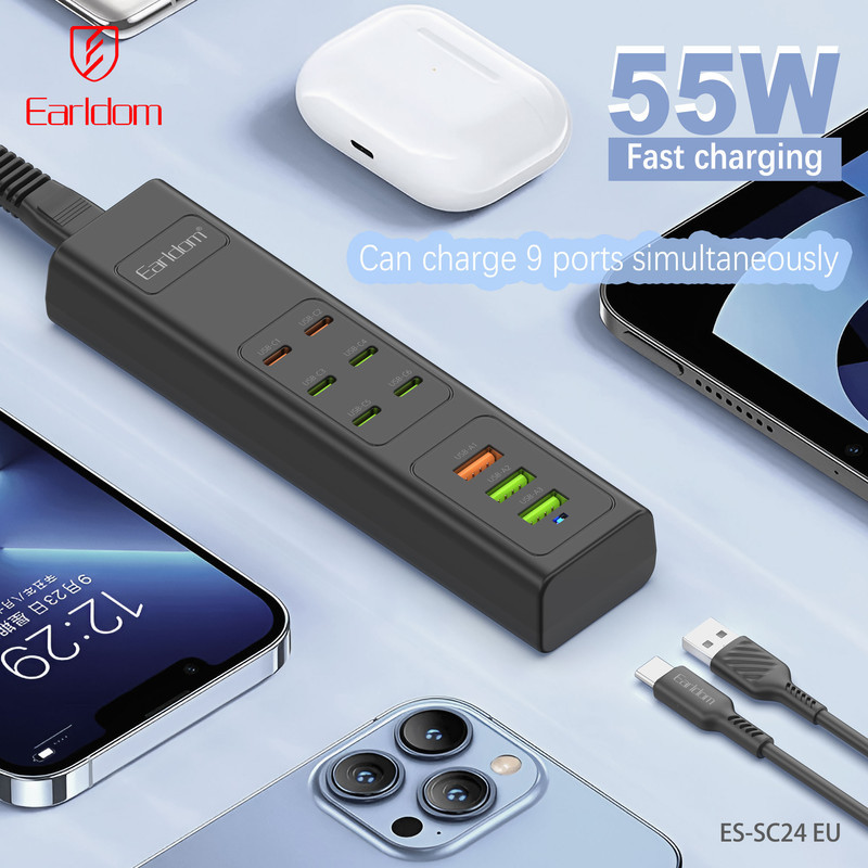 شارژر رومیزی ارلدام مدل SC24 55W