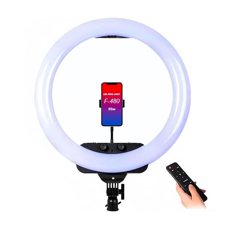 رینگ لایت مدل F-480 همراه با پایه
