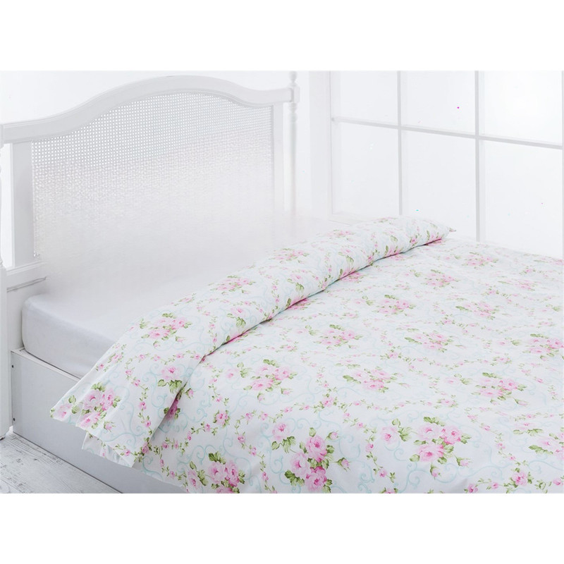 روکش لحاف انگلیش هوم مدل Rosy Love یک نفره سایز 160x220 سانتی متر