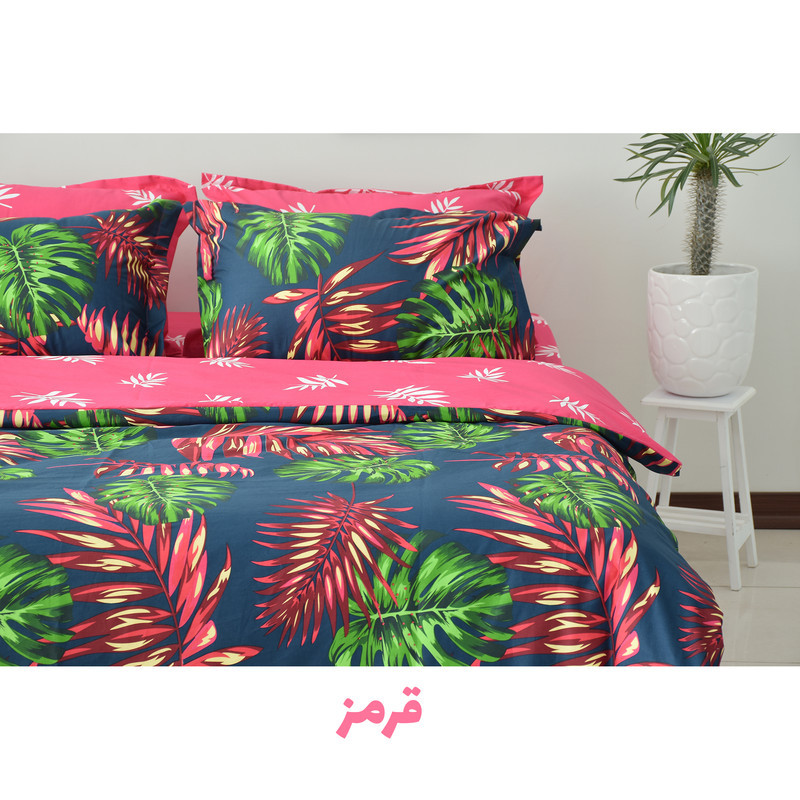 سرویس ملحفه بومرنگ مدل Hawaii-A2P یکنفره 4 تکه