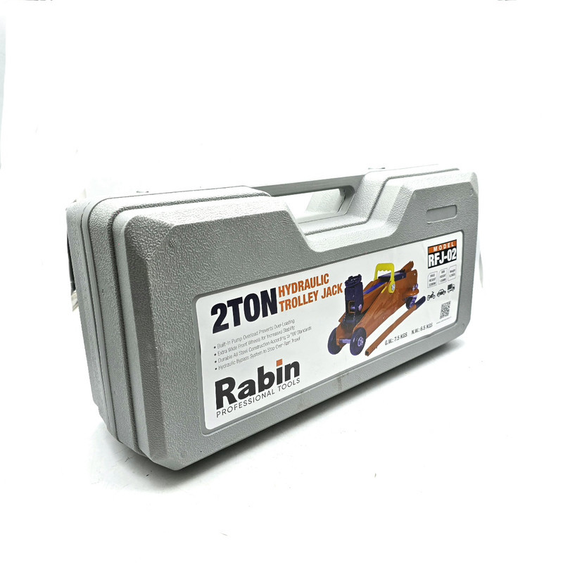 جک سوسماری چرخ دار خودرو رابین مدل RFJ-02 طرفیت 2 تن