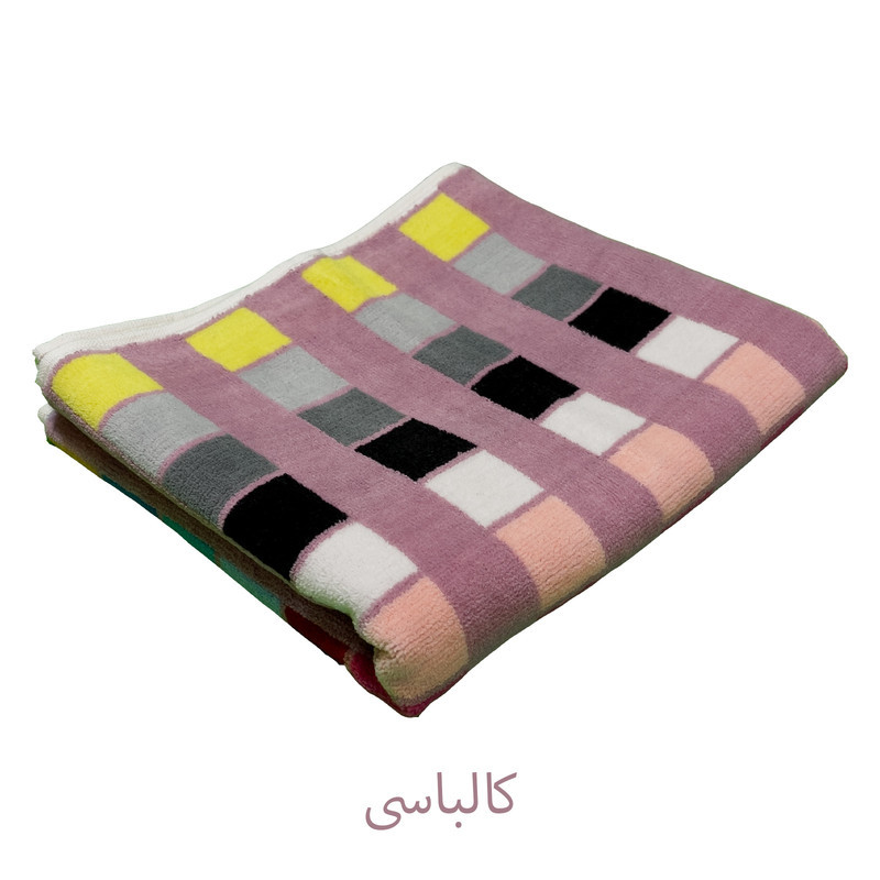 حوله دستی ماندگار مدل کالرفول سایز 40x80 سانتی متر