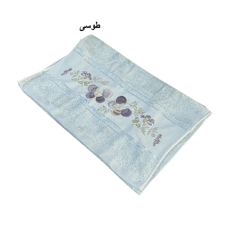 حوله دستی ماندگار مدل GOL119 سایز 40x75 سانتی متر