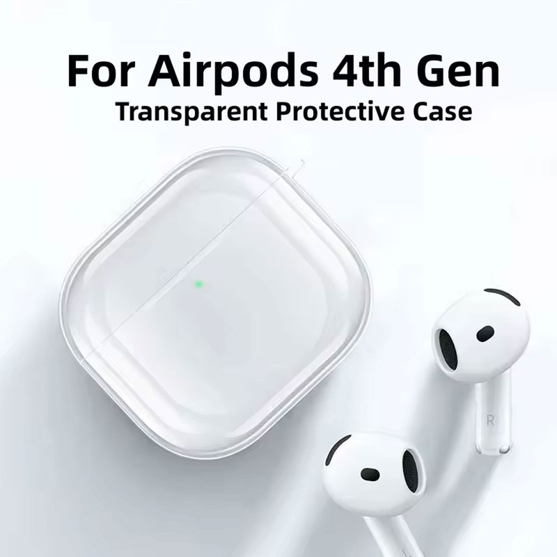 کاور هاپلایت مدل Clear Transparent HL مناسب برای کیس اپل AirPods 4
