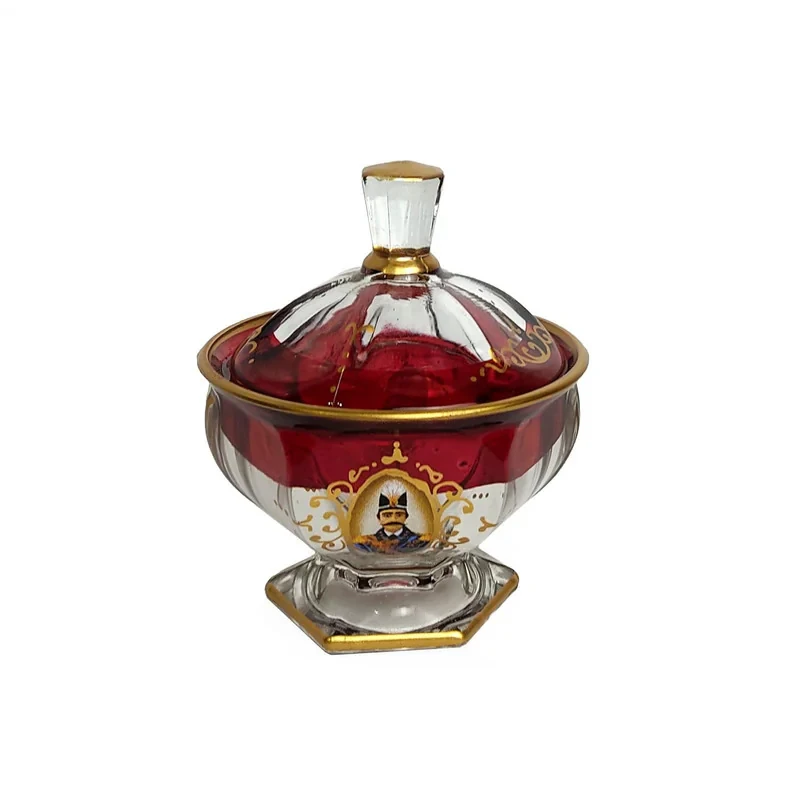 سرویس چایخوری 14 پارچه طرح شاه عباسی مدل 02