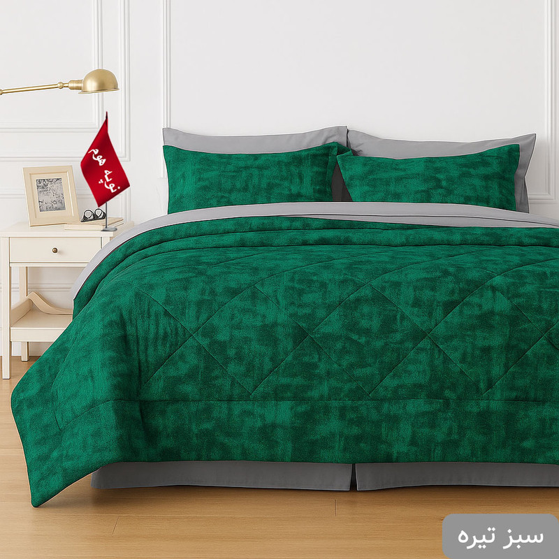 سرویس روتختی 2 نفر 8 تکه نوپه هوم مدل مخمل آرتمیس 28