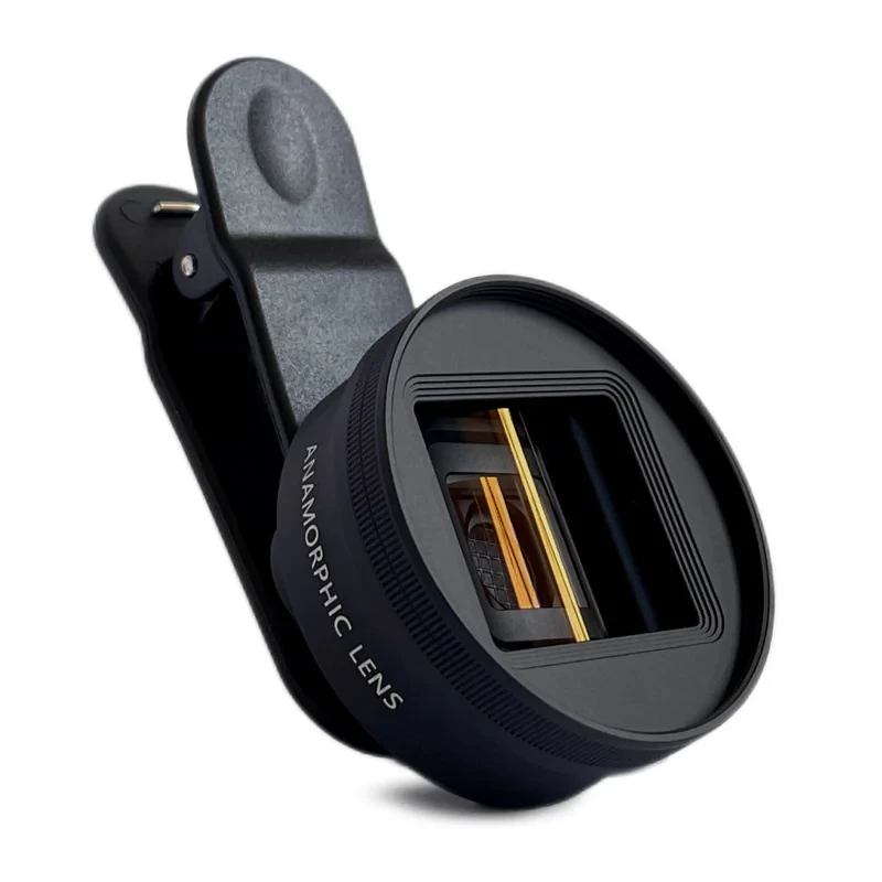 لنز کلیپسی موبایل سندمارک مدل Anamorphic 1.33x (Gold Flare)